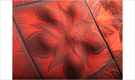 Текстурная плитка от Анны Сакс 